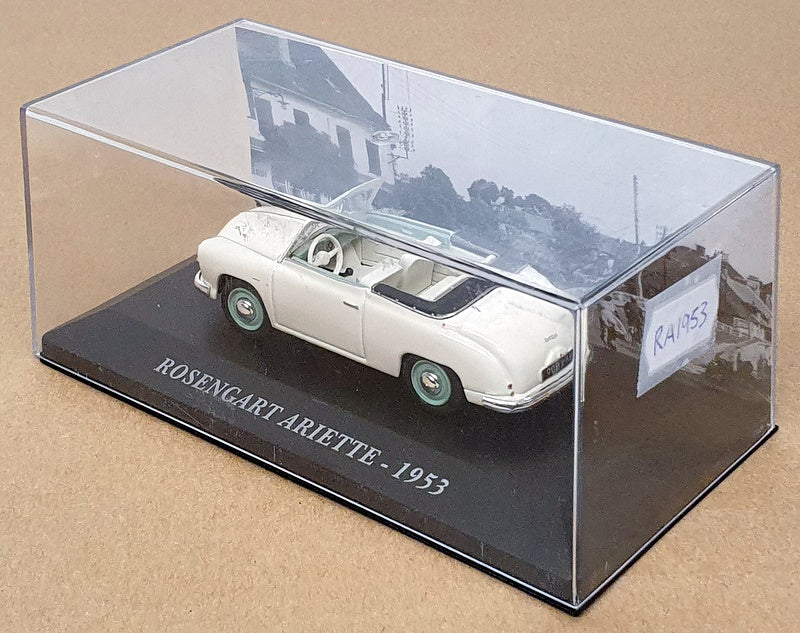 Altaya 1/43 Scale Diecast RA1953 - 1953 Rosengart Ariette - Ivory