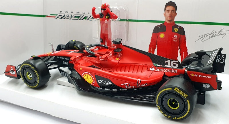 Burago 1/24 Scale Diecast 18-26809 - Ferrari SF-23 F1 2023 LeClerc #16