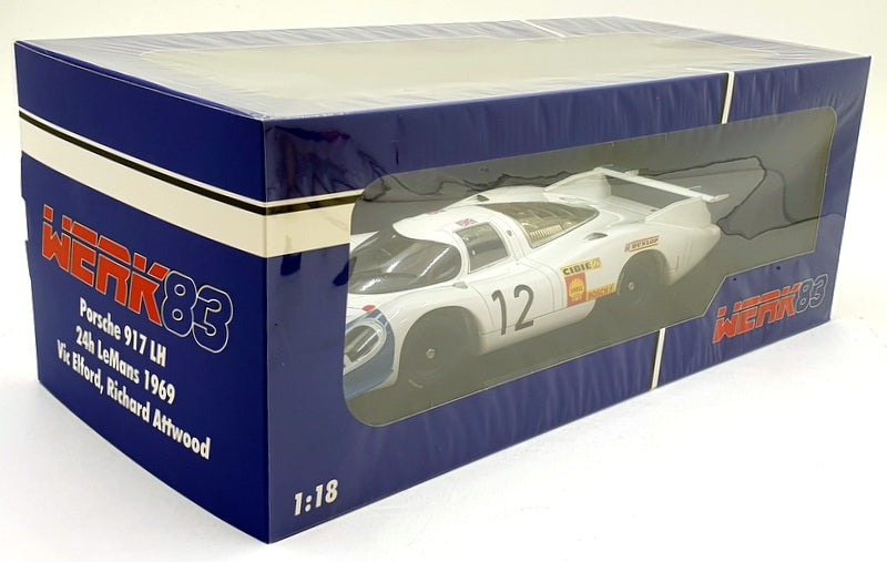 Werk83 1/18 Scale W18019007 - Porsche 917 LH 24h LM 69 Elford/Attwood #12