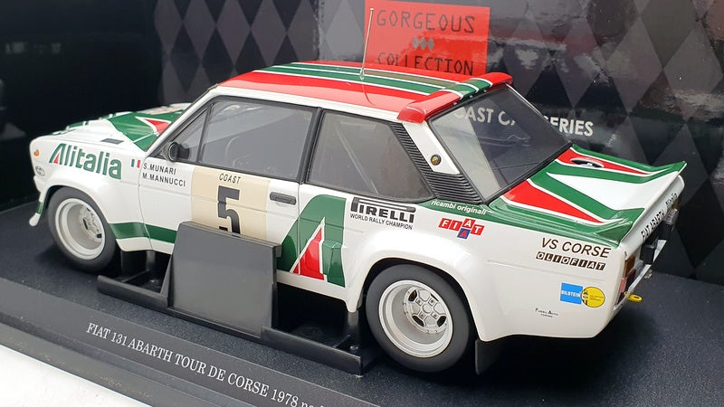 Kyosho 1/18 Scale Diecast 08371C - Fiat Abarth #5 Tour De Corse 1978