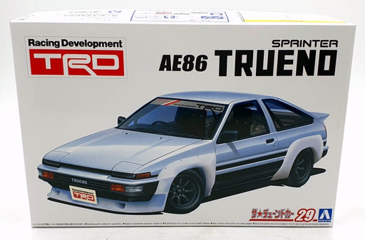 Aoshima 1/24 Scale Unbuilt Kit 58961 - 1985 Toyota Sprinter Trueno TRD AE86 N2