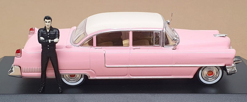 Greenlight 1/43 Scale 86436 - Elvis 1955 Cadillac Fleetwood S60 - Pink/White