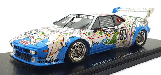 Spark 1/43 Scale S6402 - BMW M1 #72 Le Mans 1980