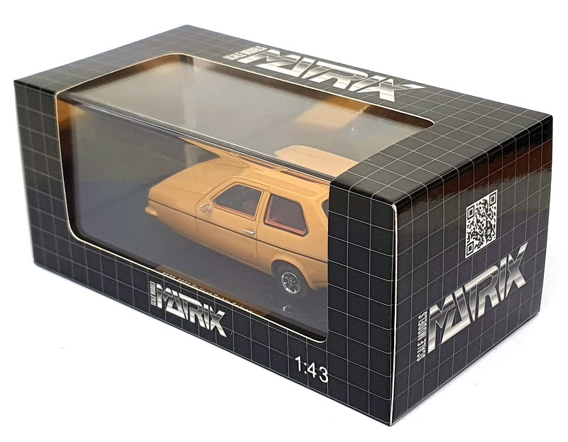 Matrix 1/43 Scale MX31702-052 - 1973-81 Reliant Robin Saloon - Yellow