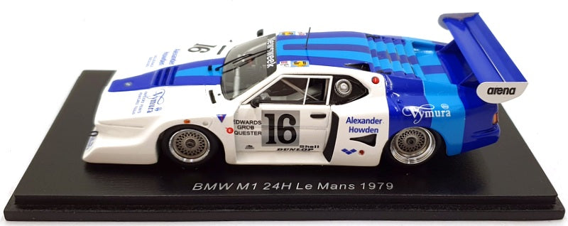 Spark 1/43 Scale S6418 - BMW M1 #16 24h Le Mans 1979