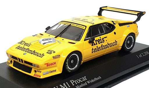 Minichamps 1/43 Scale 430 792581 - BMW M1 Procar Series #81 - Yellow