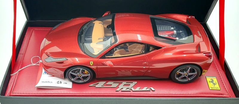 BBR 1/18 Scale Resin RCDL06 - Ferrari 458 Italia 2009 - Monza Red