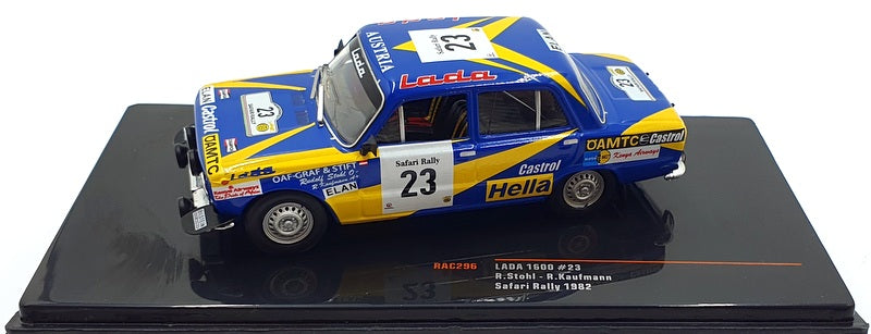 Ixo 1/43 Scale Diecast RAC296 - 1982 Lada 1600 Safari Rally #23