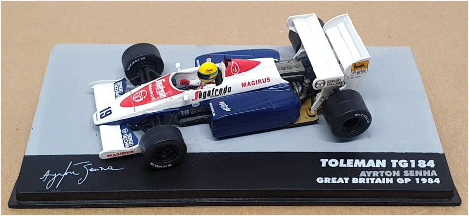 Atlas Editions 1/43 Scale 20219A - F1 Toleman TG184 G. Britain GP 1984 Senna