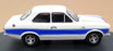 Trofeu 1/43 Scale 510 - 1973 Ford Escort RS 2000 LHD - White/Blue