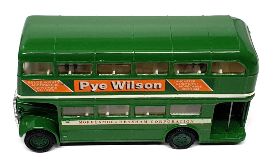 Corgi Appx 12cm Long C599/6 - AEC D/Deck Bus "Morcambe" - Green