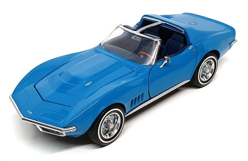 Franklin Mint 1/24 Scale B11RH87 - 1968 Chevrolet Corvette - Blue