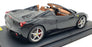 BBR 1/18 Scale Resin P1836C2 - Ferrari 458 Spider Nero Stellato - Black