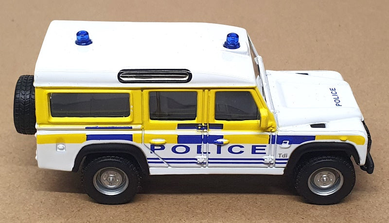 Burago 1/50 Scale Diecast 18-32003 - Land Rover Police - White