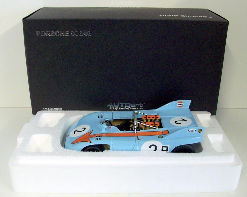 Autoart 1/18 Scale 87173 - Porsche 908/03 Nurburgring 1971 Bell Siffert #2