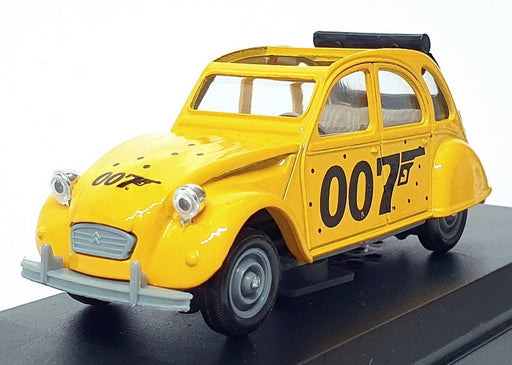 Solido 1/43 Scale 1829 - Citroen 2CV 007 Bond (For Your Eyes Only) Yellow