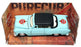 Welly Havana Club 1/43 Scale WHC03 - 1953 Chevrolet Bel Air - Lt Blue