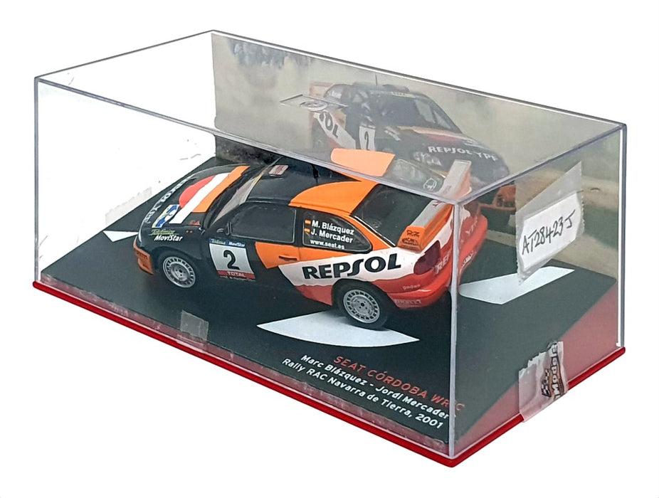 Altaya 1/43 Scale AT28423J - Seat Cordoba WRC #2 RAC Navarra de Tierra 2001