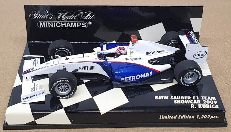 Minichamps 1/43 Scale 400 090075 - F1 BMW Sauber Showcar 2009 R. Kubica