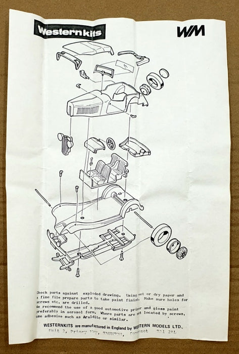 Western Models 1/43 Scale Unbuilt Kit WMS 43 - 1936 Jaguar SS1 Tourer