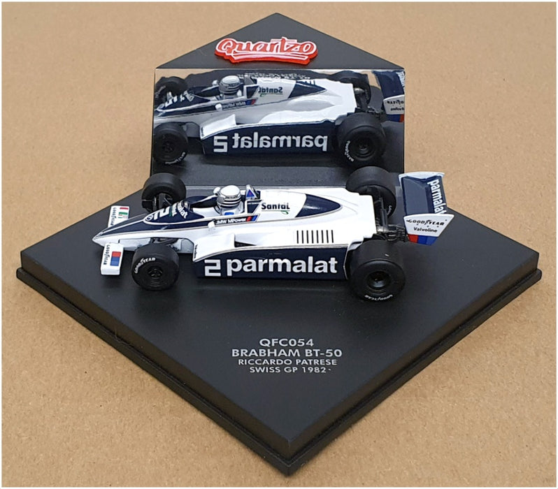 Quartzo 1/43 Scale QFC054 - Parmalat F1 Brabham BT-50 #2 Swiss GP 1982 Patrese