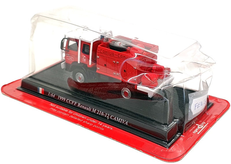 Del Prado 1/64 Scale FEN32 - 1999 Renault Camiva Fire Engine Truck - Red/White