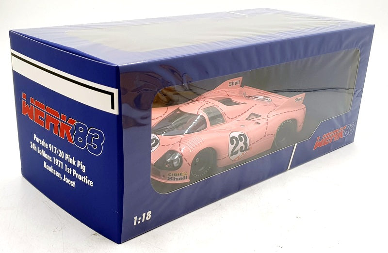 Werk83 1/18 Scale W18032002 - Porsche 917/20 Pink Pig Le Mans 1971 Practice