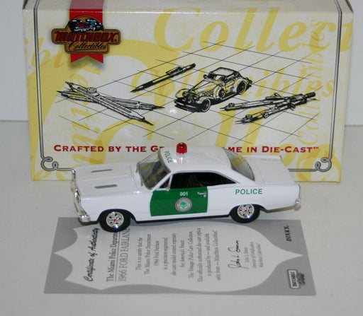 MATCHBOX COLLECTIBLES DYM38020 - 1966 FORD FAIRLANE - MIAMI POLICE DEPARTMENT