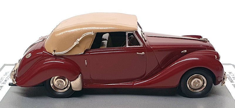 Lansdowne Models 1/43 Scale LDM58 - 1949 Lagonda 2.6L - REWORKED Maroon/Dk Beige