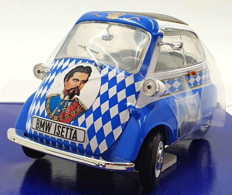 Revell 1/18 Scale Diecast 08972 - BMW Isetta 250 King Ludwig II - White/Blue