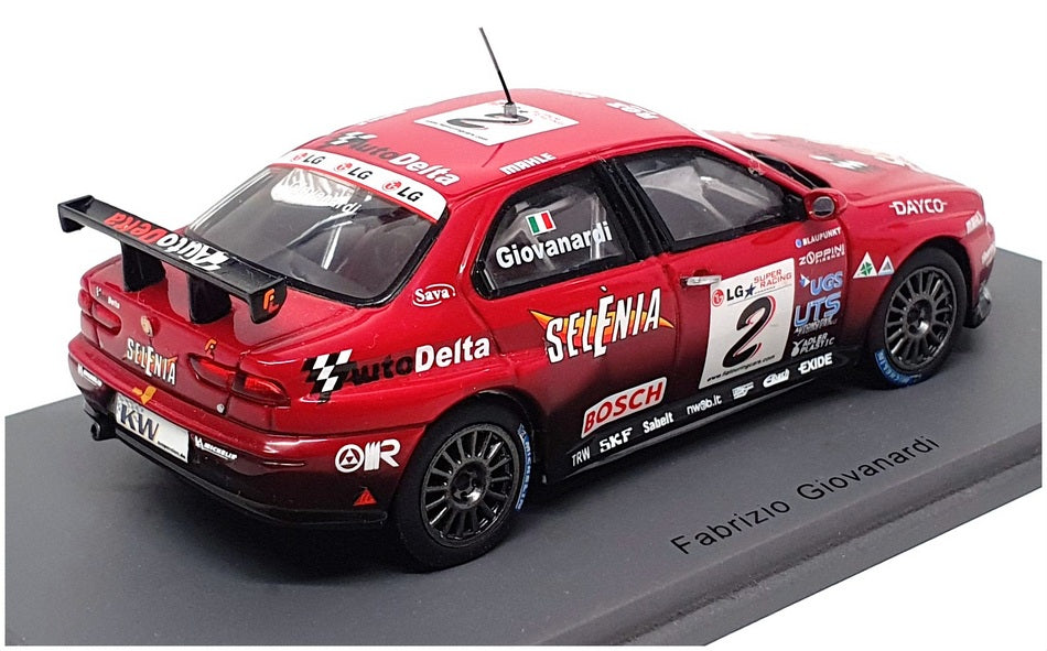 Spark 1/43 Scale S0464 - Alfa Romeo 156 #2 5th ETCC 2004 F. Giovanardi