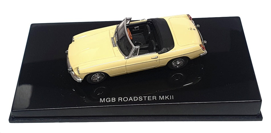 Autoart 1/43 Scale 56612 - 1969 MGB Roadster MKII - Pale Primrose Yellow