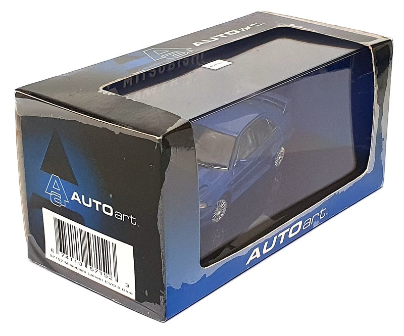 Autoart 1/43 Scale Diecast 57152 - Mitsubishi Lancer Evo 6 - Blue