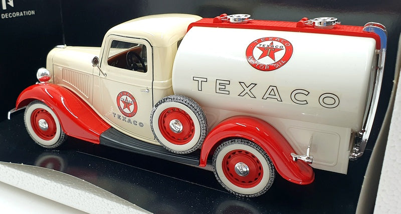 Solido 1/18 Scale Diecast 8027 - Ford Citerne 1936 Texaco - Cream