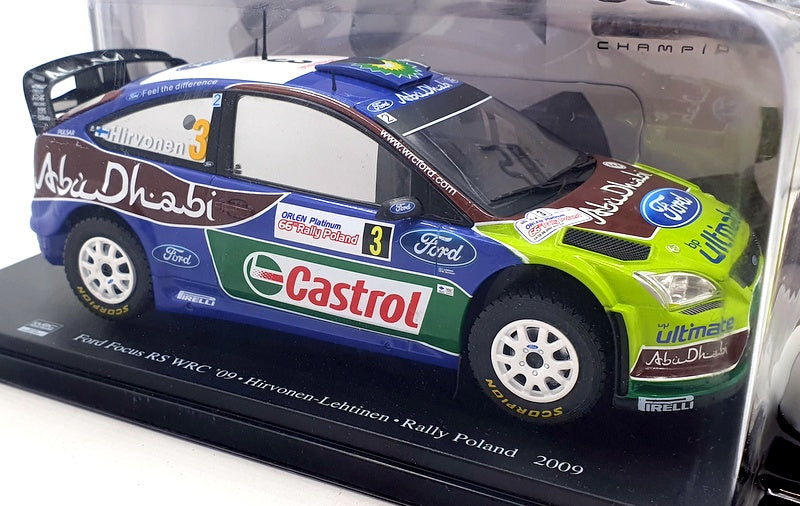 Hachette 1/24 Scale G113U016 - Ford Focus RS WRC 09 Poland 2009 Hirvonen