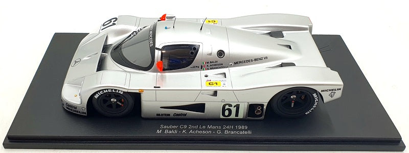 Spark 1/18 Scale 18S840 - Sauber C9 Le Mans 2nd 1989 #61 M.Baldi