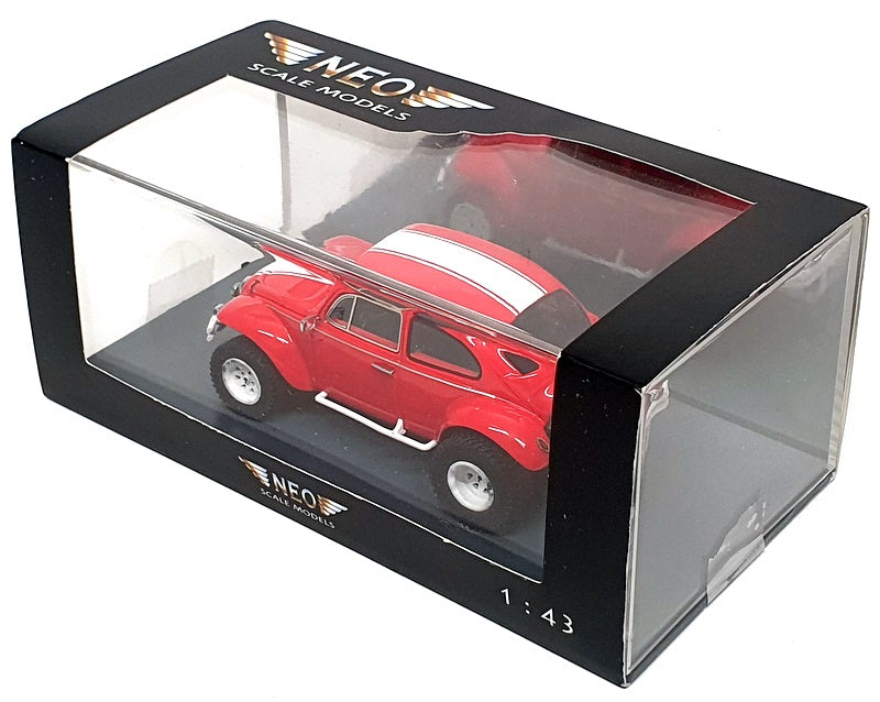 Neo 1/43 Scale Resin NEO45895 - Volkswagen Baja Bug - Red/White