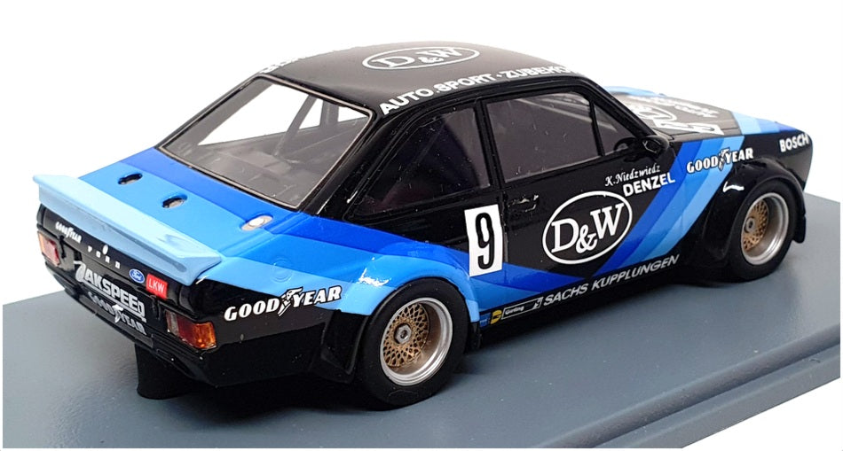 Neo 1/43 Scale NEO45232 - Ford Escort RS Gr.2 D&W-ETCC #9 - Black/Blue