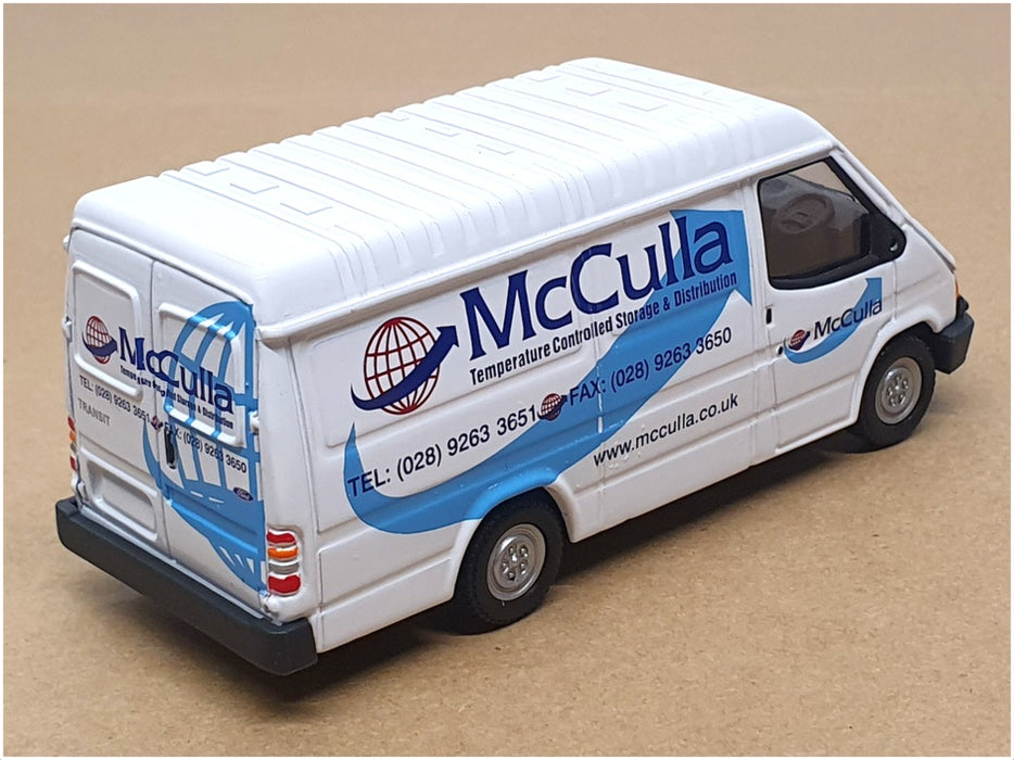 Corgi 1/43 Scale CC07806 - Ford Transit Van (McCulla Transport) White