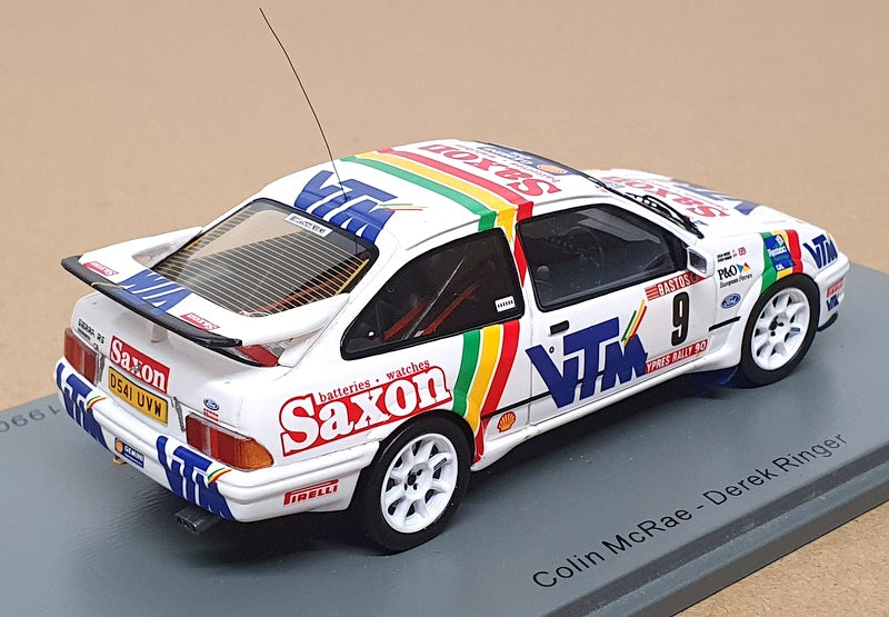 Spark 1/43 Scale S8709 - Ford Sierra RS Cosworth #9 4th Ypres 24h Rally 1990