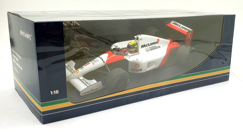 Minichamps 1/18 Scale 540 913801 - McLaren Honda MP4/6 #1 Champion 1991 A. Senna