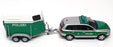 Minichamps 1/43 Scale 402 052090 2002 VW Touareg & Horse Trailer Polizei Dresden