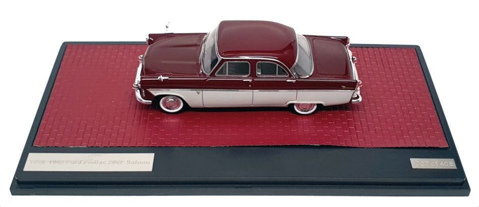 Matrix 1/43 Scale MX40603-152 - 1959-62 Ford Zodiac 206E Saloon - Maroon/Grey