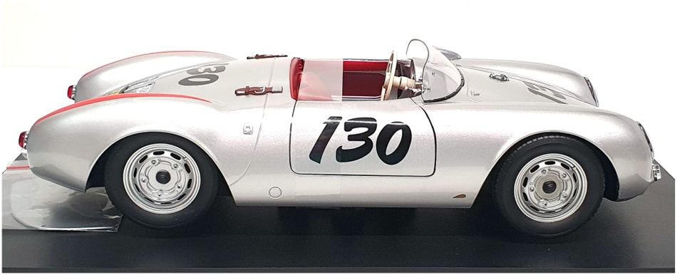 KK Scale 1/12 Scale KKDC120111 - 1957 Porsche 550 A Spyder - #130 Silver