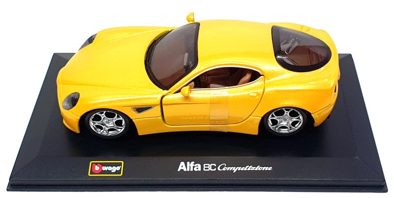 Burago 1/32 Scale 18-42000 - Alfa Romeo 8C Competition - Met Yellow