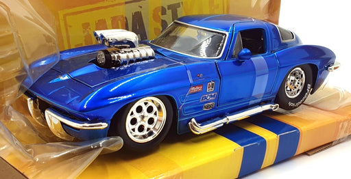 Jada 1/24 Scale Diecast 91615 - 1963 Chevy Corvette Sting Ray - Blue