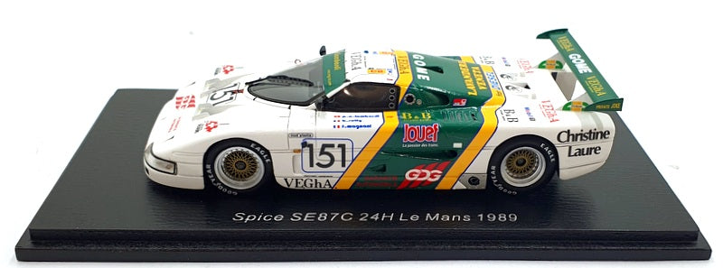 Spark 1/43 Scale S6809 - Spice SE87C #151 Le Mans 1989