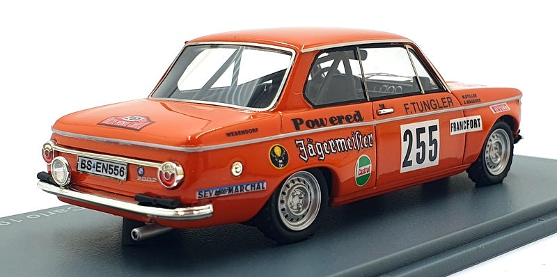 NEO 1/43 Scale 45446 - BMW 2002 #255 Jagermeister Rally Monte Carlo 1973