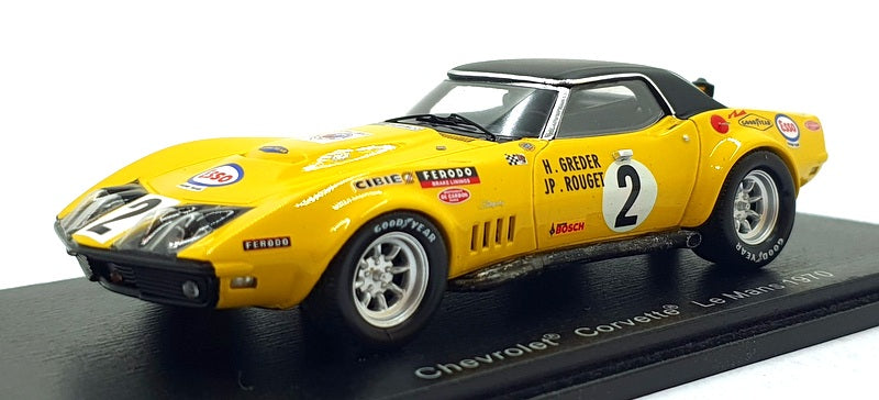 Spark 1/43 Scale S2949 - Chevrolet Corvette #2 Le Mans 1970