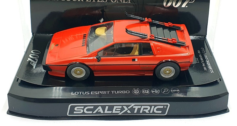 Scalextric 1/32 Scale Slot Car C4301 Lotus Esprit Turbo James Bond FYEO - Red